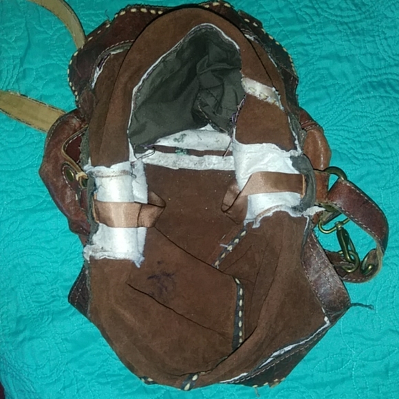 Genuine vintage cow hide leather purse - Picture 3 of 3